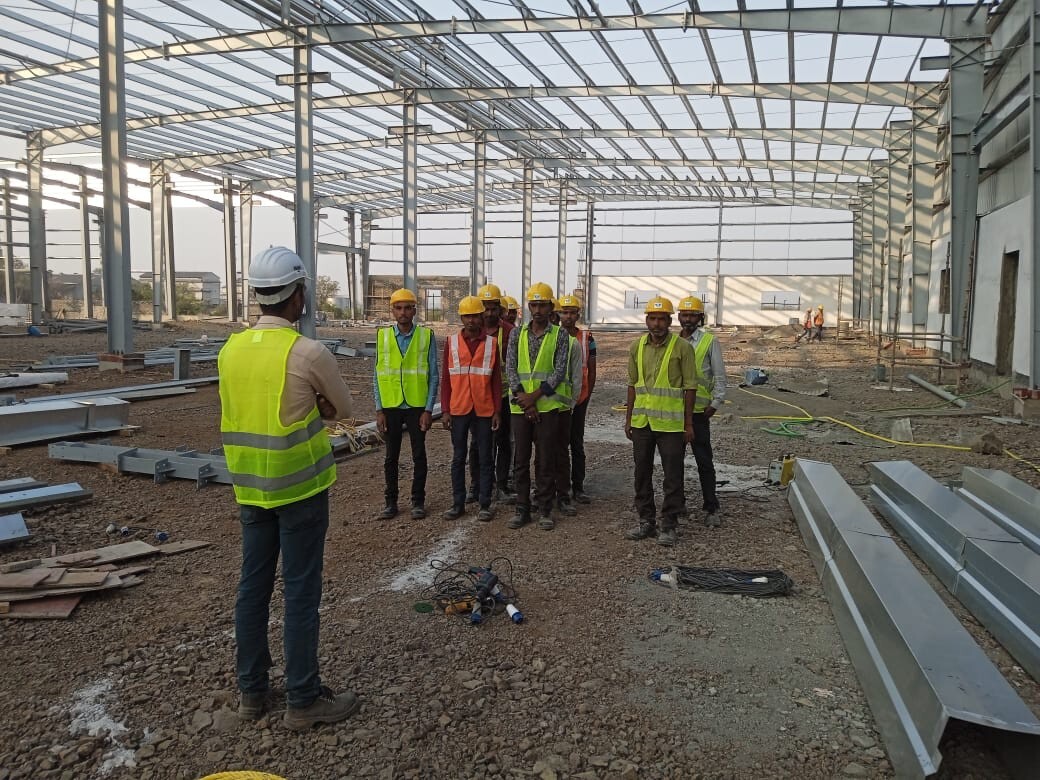 Industrial roofing project by Rishonn & Reyansh at